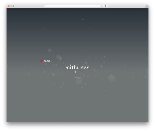 Mithu WordPress theme - mithusen.com