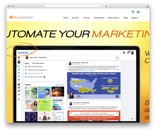 Elfsight testimonials slider cc WordPress plugin - blazingsocial.com