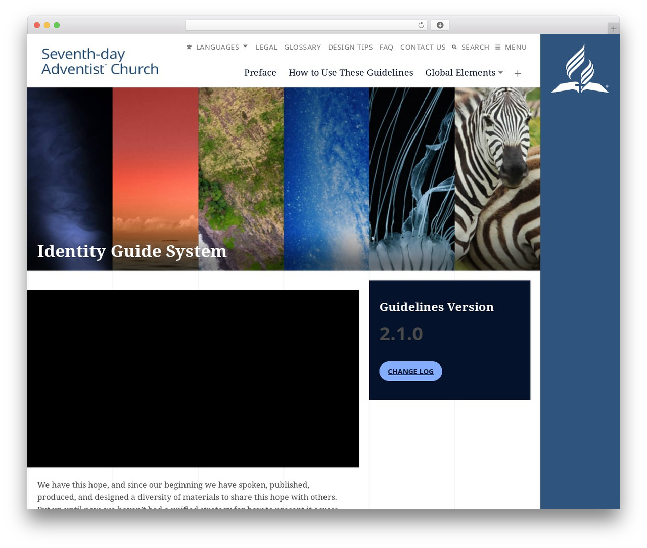 Theme WordPress ALPS for WordPress - www.adventist.design