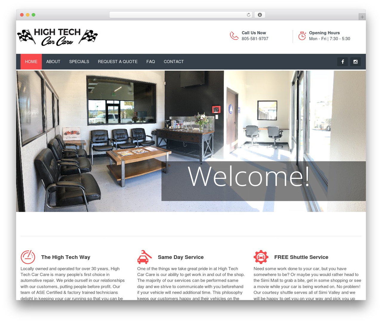 Theme WordPress Carshire - hightechcarcare.com