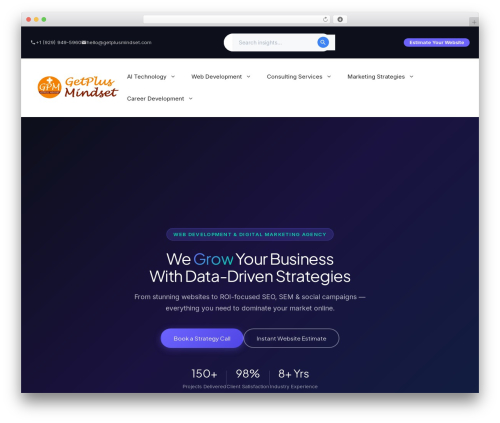 Theme WordPress GeneratePress - getplusmindset.com