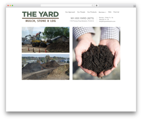 Slider WordPress plugin - theyardmemphis.com