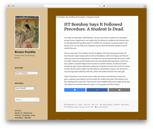 Social Share With Floating Bar (social-share-with-floating-bar) free WordPress plugin - brownpundits.com