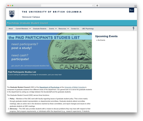 Subpages navigation WordPress plugin - gsc.psych.ubc.ca