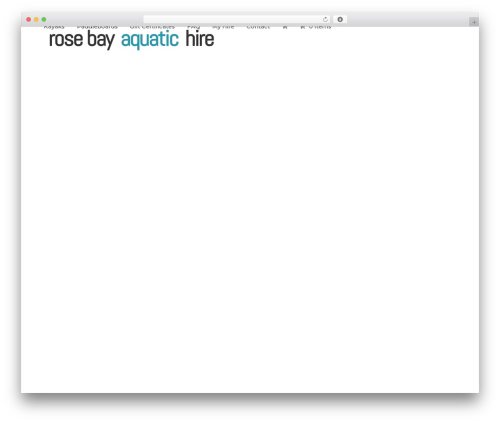 WordPress theme Active|CMS Custom Theme - rosebayaquatichire.com