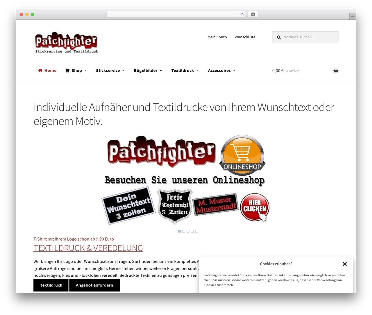 WordPress theme Storefront - patchfighter.de WordPress theme Storefront - patchfighter.de