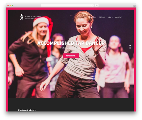 Chords WordPress theme - jessicawestermann.com