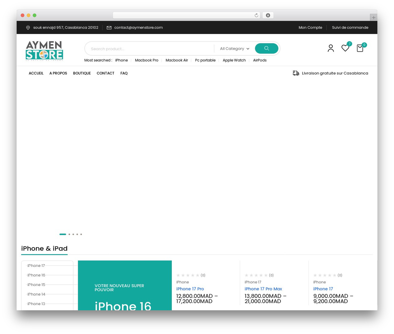 Digic Child WordPress ecommerce theme - aymenstore.com