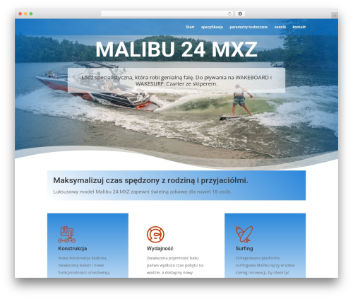 Divi theme WordPress - fenu-czarter.pl