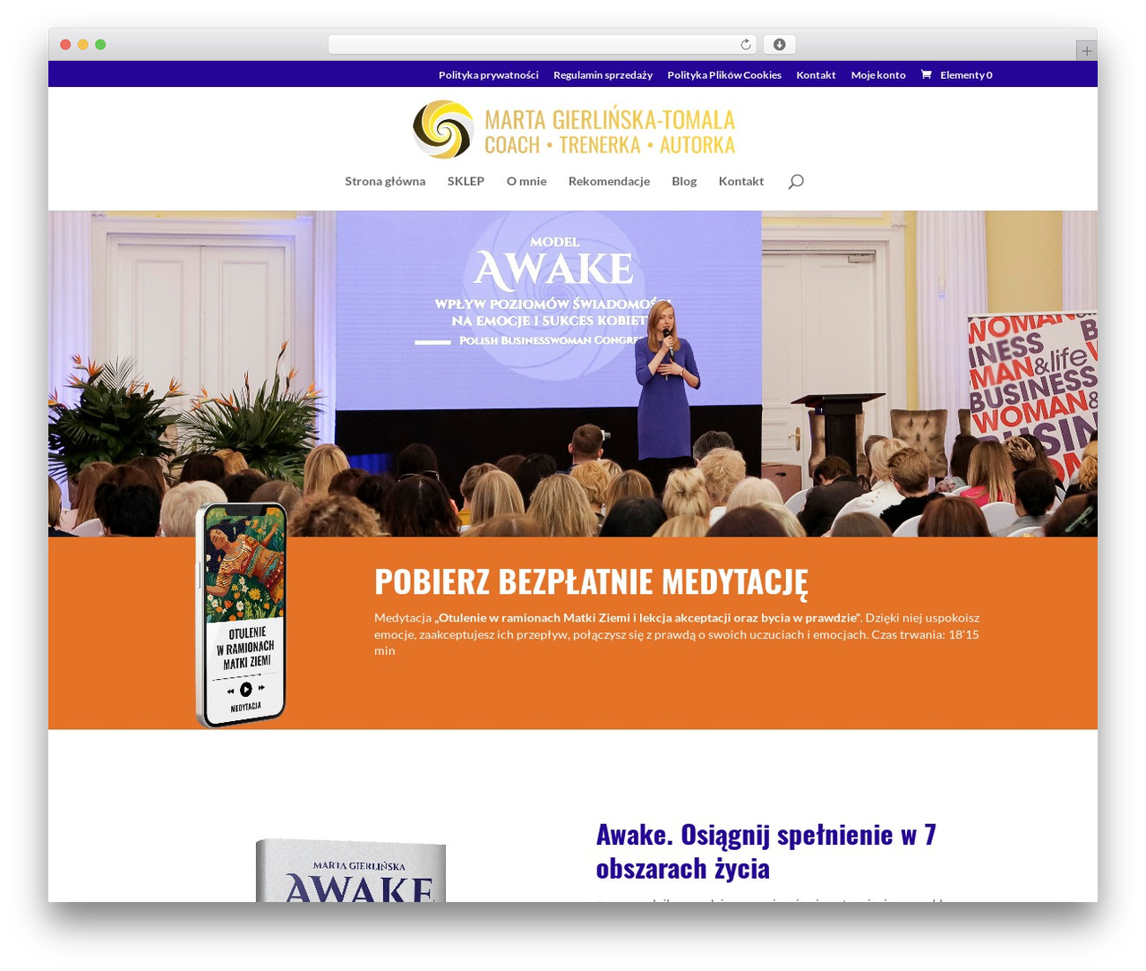 Divi WordPress theme - martagierlinska.pl