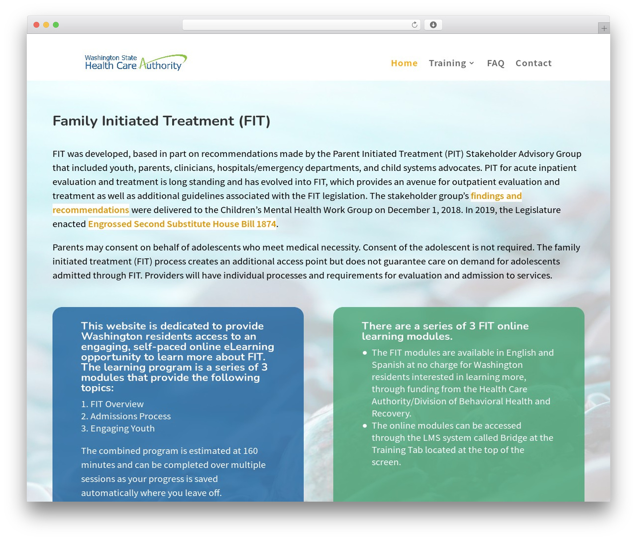Divi WordPress theme - fitwashington.com