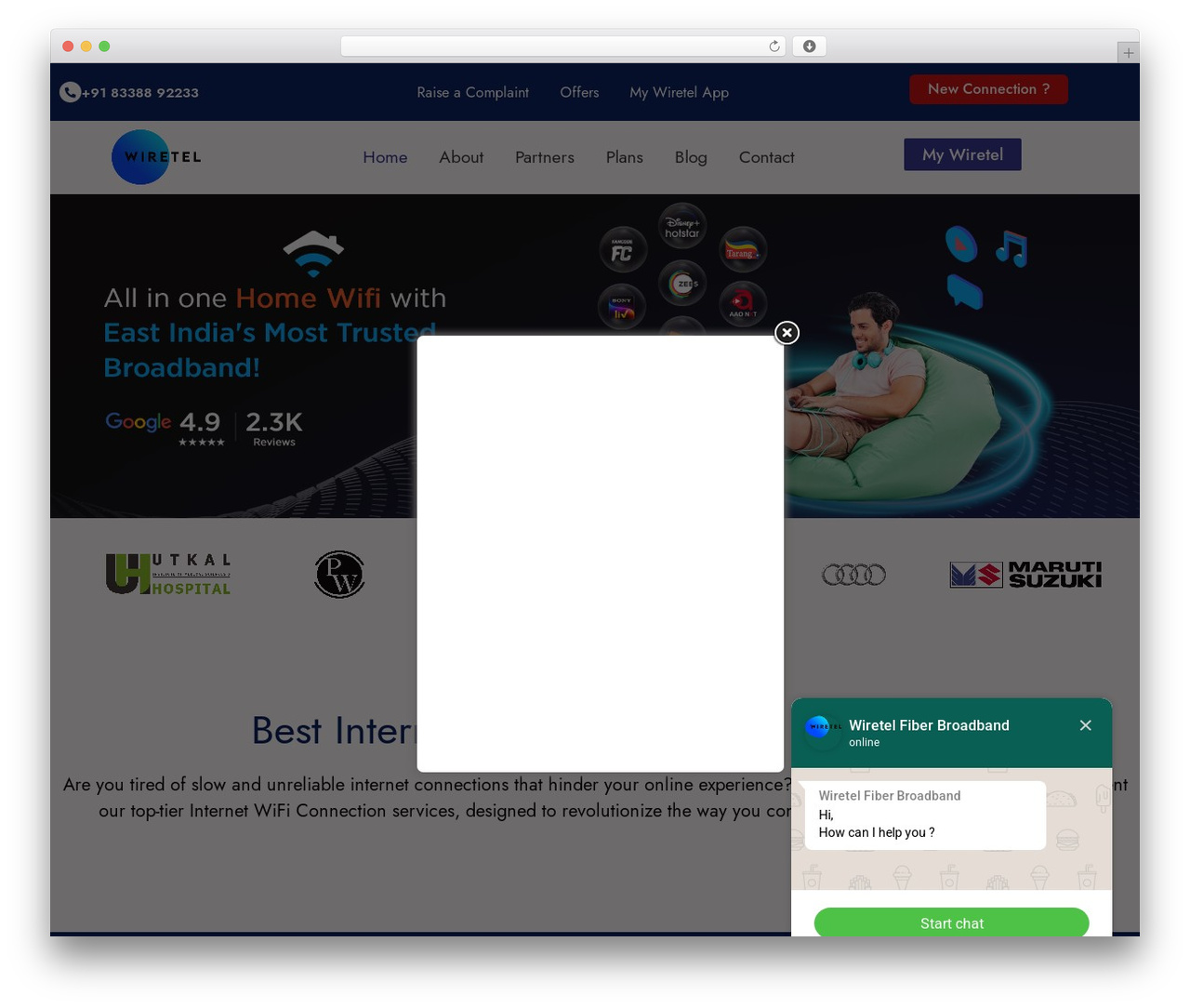 Hello Elementor WordPress theme - wiretel.in