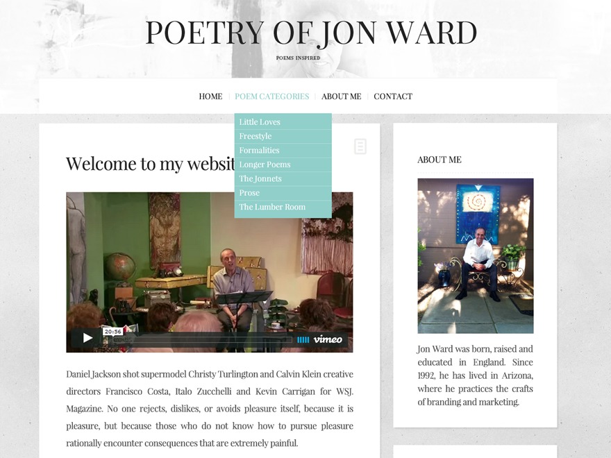 Jon Ward WordPress theme by Shahnur A Alam