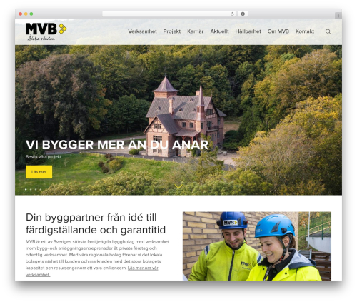 MVB top WordPress theme - mvbab.se