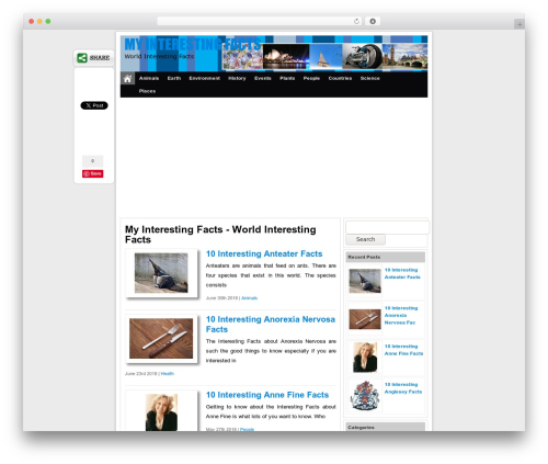 Slick Social Share Buttons (slick-social-share-buttons) free WordPress plugin - myinterestingfacts.com