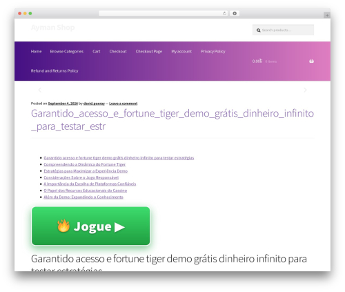 Storefront WordPress shopping theme - aymanshopbd.com