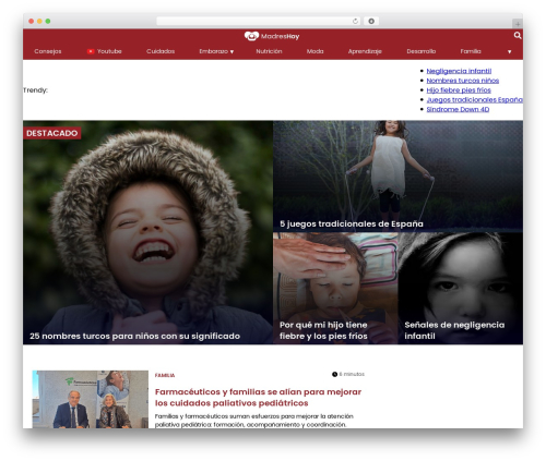 Theme WordPress ABN Framework - madreshoy.com