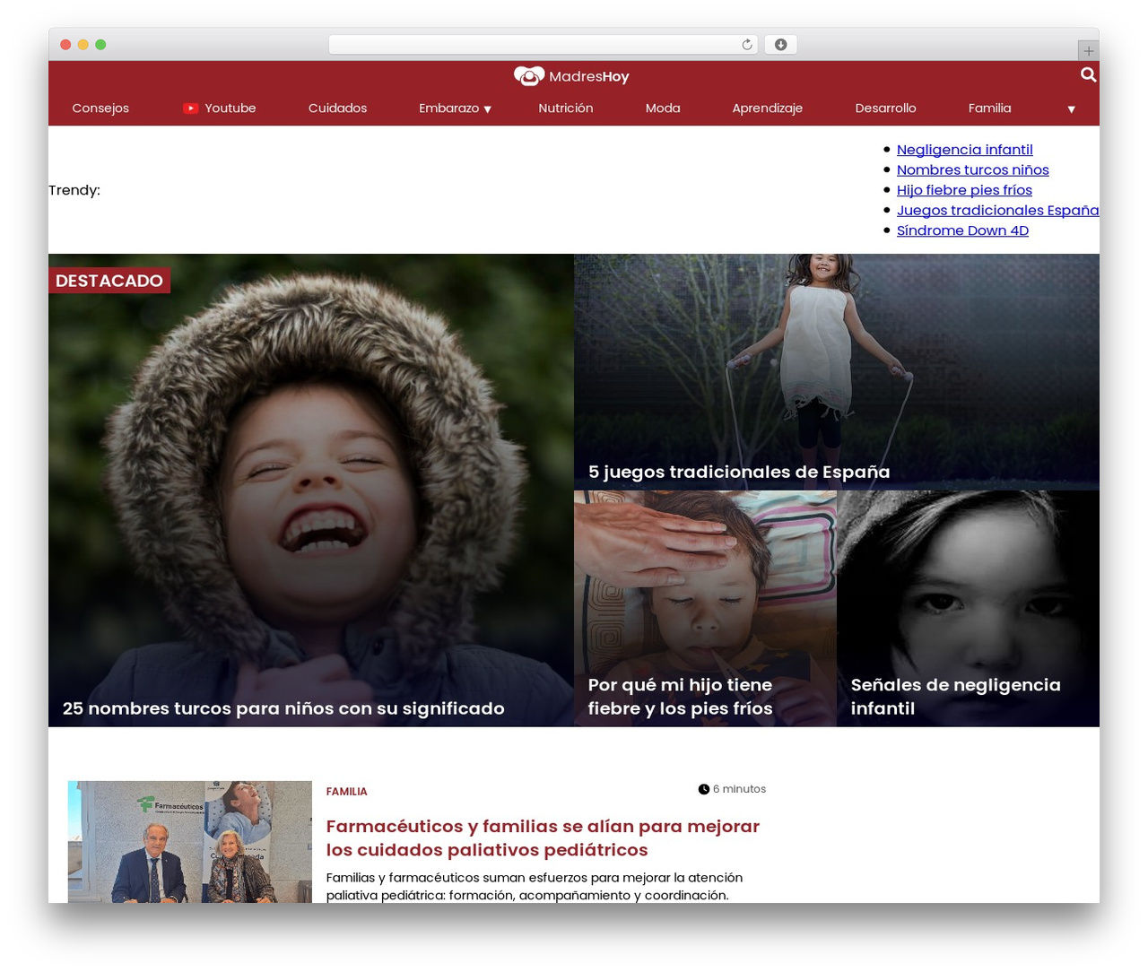 Theme WordPress ABN Framework - madreshoy.com Theme WordPress ABN Framework - madreshoy.com
