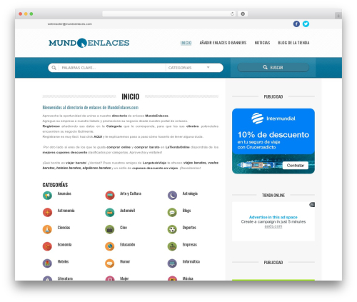 Theme WordPress Directory - mundoenlaces.com