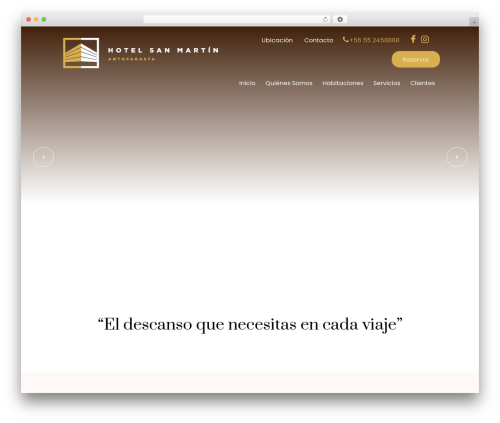 themebosscore WordPress theme - sanmartinhotel.cl