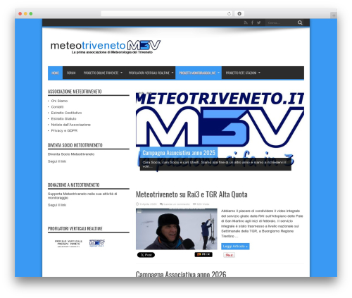 WordPress theme Jarida - meteotriveneto.it
