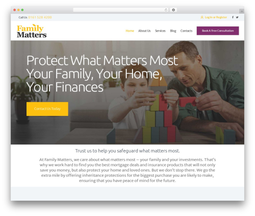 FM theme WordPress - family-matters.co.uk