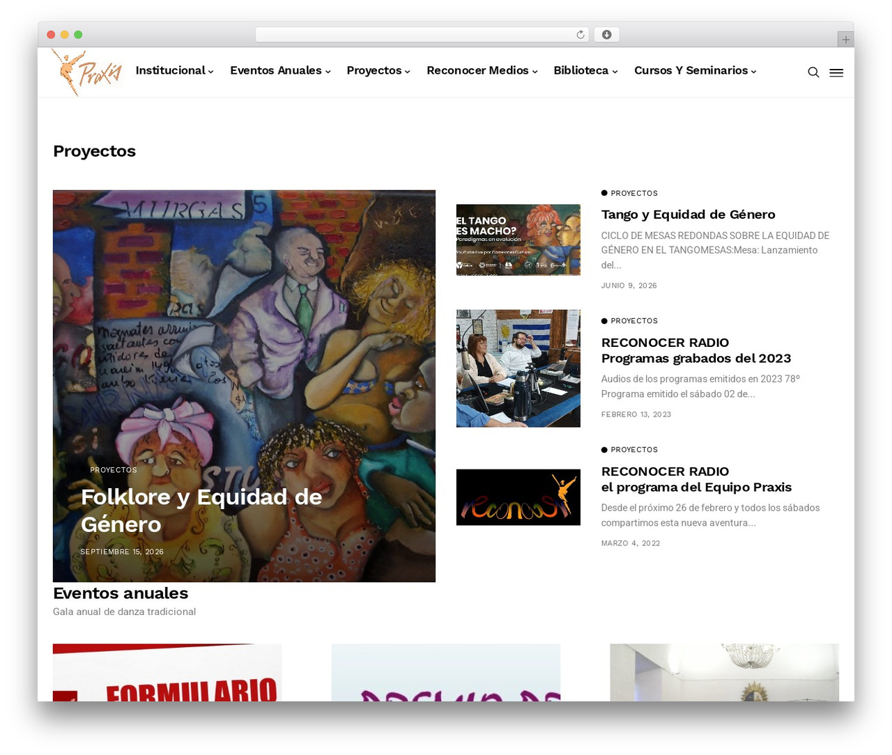Generik WordPress theme - equipopraxis.com