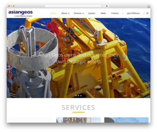 Java WordPress website theme - asiangeos.com