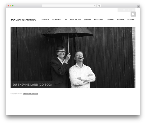 Metric WordPress theme - dendanskesalmeduo.dk