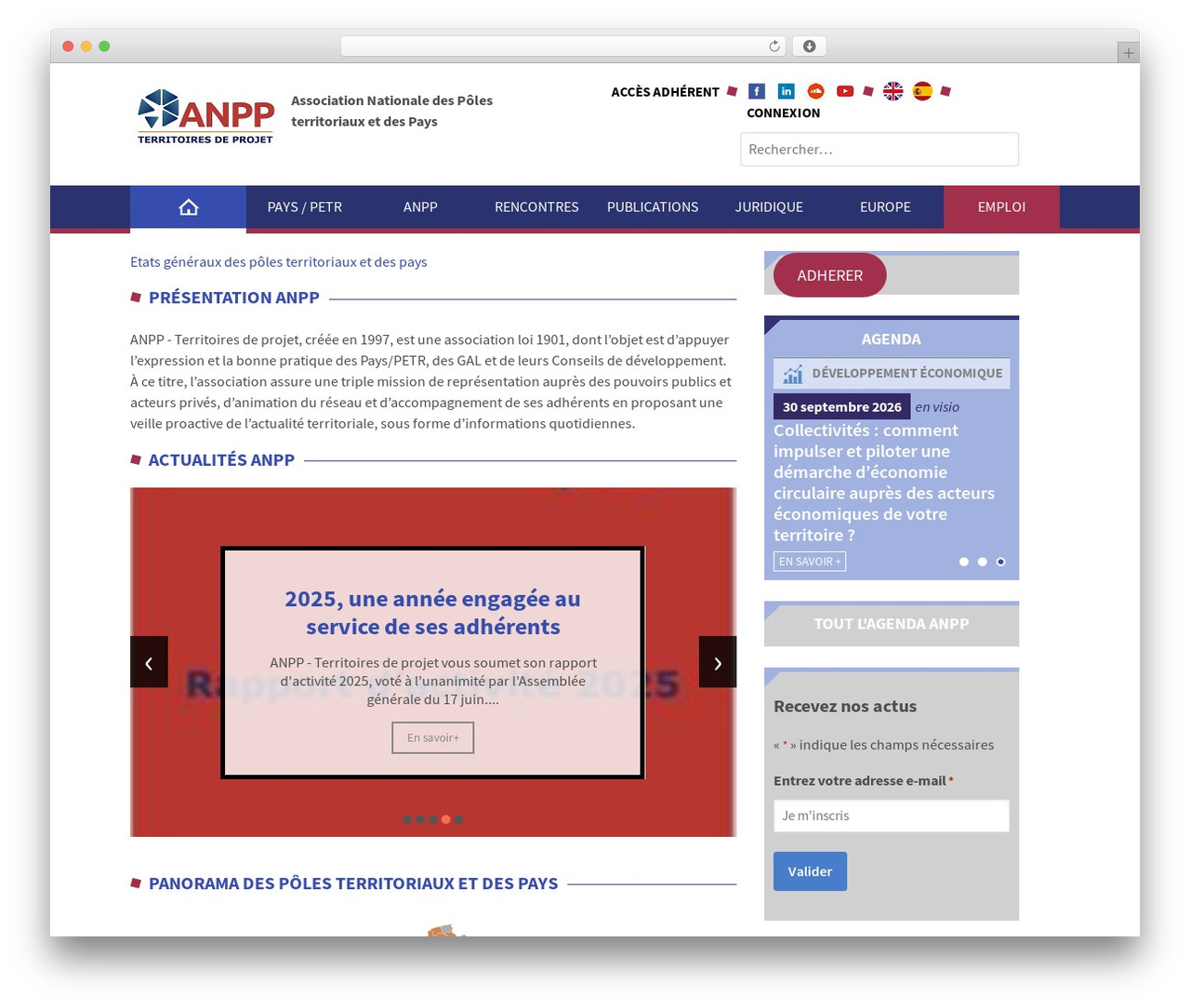 WordPress theme ANPP - anpp.fr