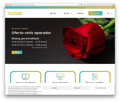 WordPress theme Divi - forum-ed.com