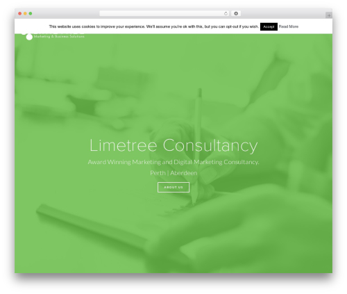 WordPress theme Limetree - limetreeconsultancy.co.uk