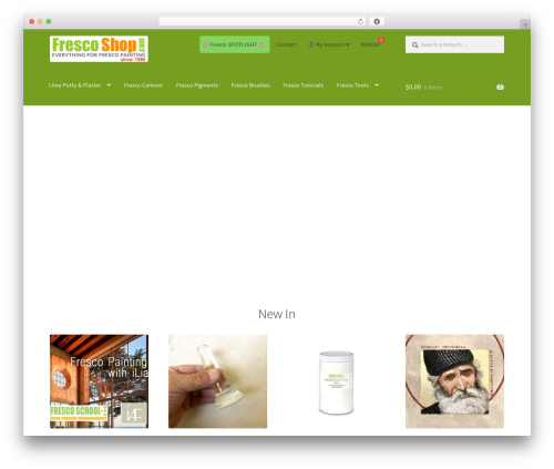 WordPress theme Storefront - frescoshop.com