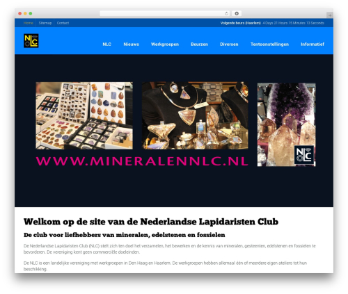 WordPress website theme Sport - mineralennlc.nl