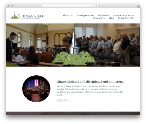 Colonel theme WordPress - thomasvillefirstmethodist.com