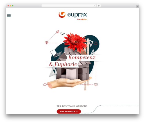 Divi WordPress theme - euprax-immo.com