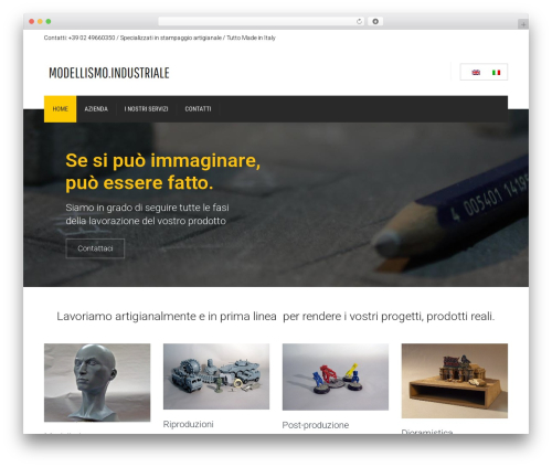 Factory WordPress theme - modellismoindustriale.it