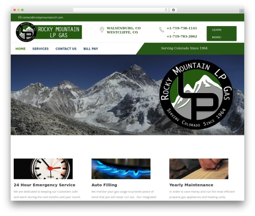 Factorypro WordPress theme - rockymountainpropane.com