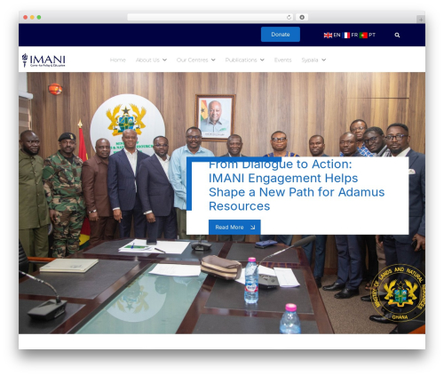 Custom iframe WordPress plugin - imaniafrica.org