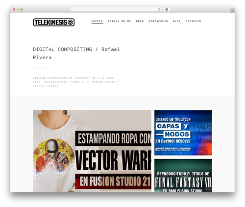 Studio Responsive WordPress Theme WordPress theme - telekinesis.mx