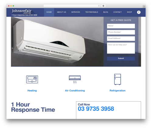 WordPress theme Johnsrefair - johnsrefair.com.au