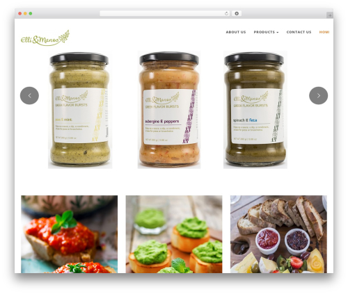 Fable WordPress theme design - elliandmanos.com