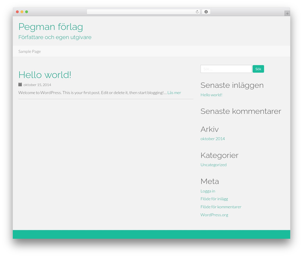 WordPress theme Flat Bootstrap - pegman.se WordPress theme Flat Bootstrap - pegman.se