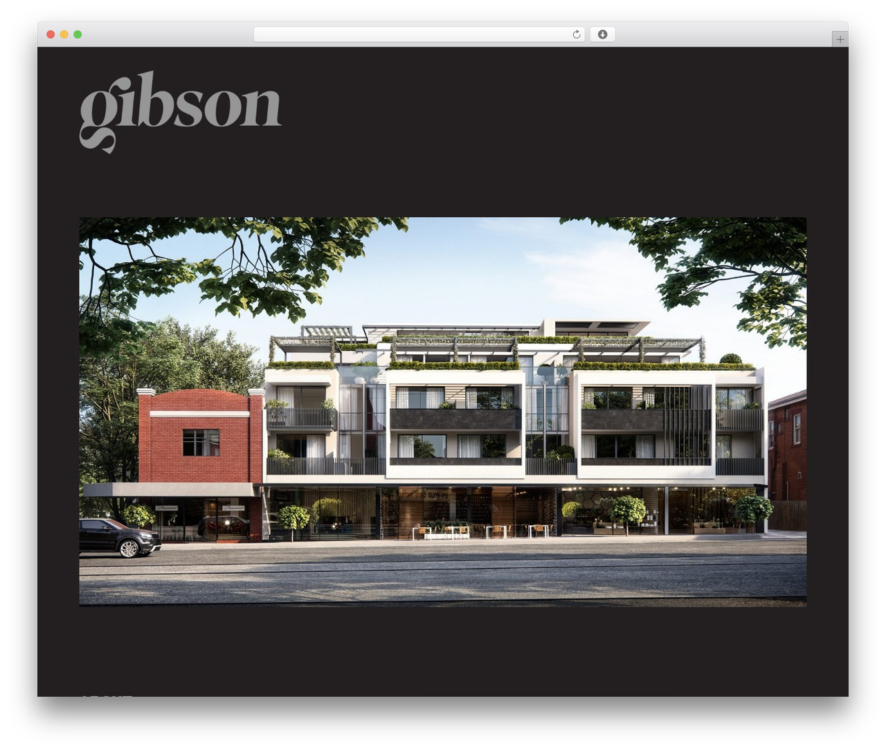 WordPress theme Gibson Developments - gibsondevelopments.com
