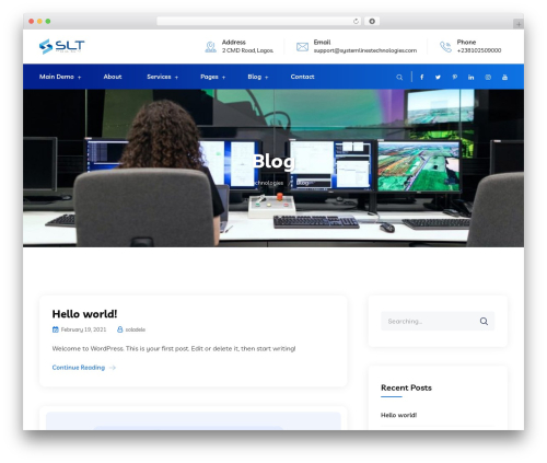 Braintech premium WordPress theme - systemlinestechnologies.com