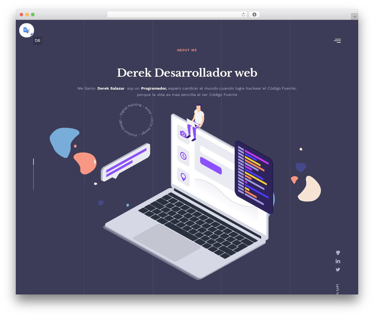 Ethant WordPress theme - dereksalazar.com