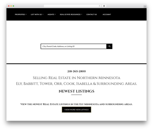 MyHome real estate theme WordPress - bearislandrealty.com
