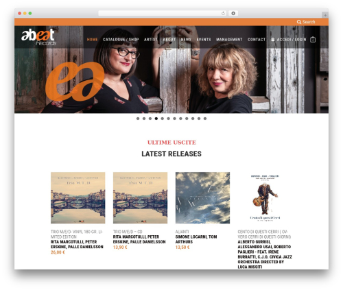 Theme WordPress Rebellion - abeatrecords.com
