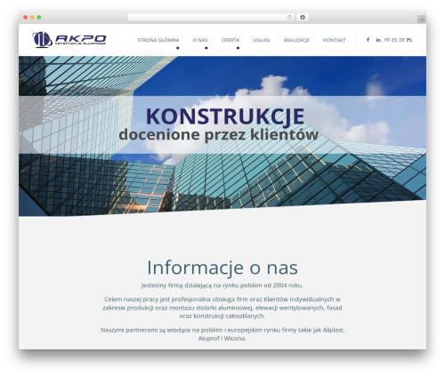 Addison WordPress theme - akpo.com.pl
