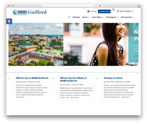 GeneratePress WordPress theme - namiguilford.org